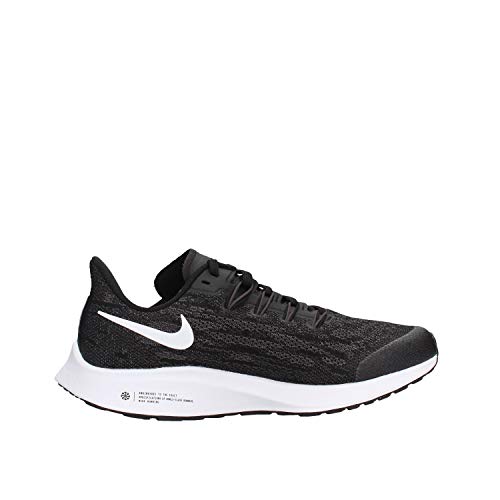 Nike Air Zoom Pegasus 36 (GS), Unisex Niños, Negro (Black/White/Thunder Grey 001), 35.5 EU