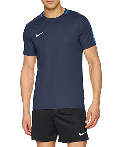 NIKE M NK Dry Acdmy18 Top SS Camiseta de Manga Corta, Hombre, Obsidian/Royal Blue/White, L