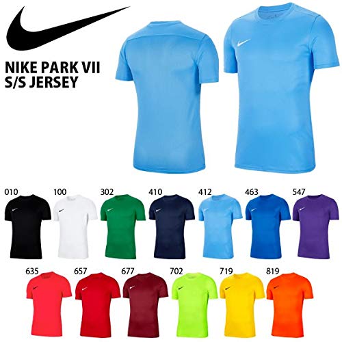 NIKE M Nk Dry Park VII JSY SS Camiseta de Manga Corta, Hombre, Black/White