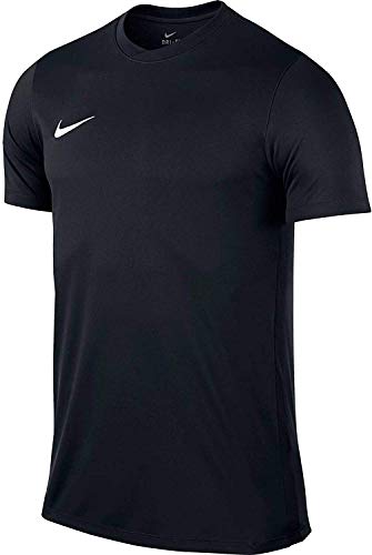 Nike Park VI Camiseta de Manga Corta para hombre, Negro (Black/White), L