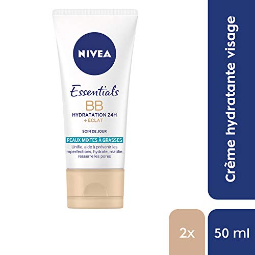 Nivea Crema BB Crema Cutis 6 en 1 Mixta a Grasa 50ml - juego de 3