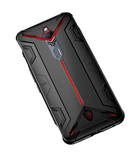 NOKOER Funda para Nubia Red Magic 3/3S, Material de TPU es Ultra-Delgado Case, Anti Huella Digital Telefono Funda [Resistente al Desgaste] [Antideslizante] Cover - Negro