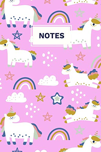 Notes: A Whimsical Magical Unicorn, Cupcakes and Doodle Rainbows Notebook Journal | Magical Forest Fairies, Llama, Caticorn, Unicorn | I Believe in Unicorns Journal for Little Girls