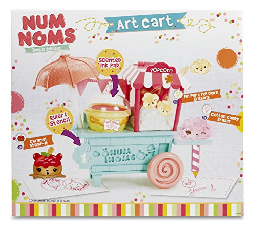 Num Noms- Art Pop Cart Muñecos coleccionables y Playsets, Multicolor (Bandai 542353)