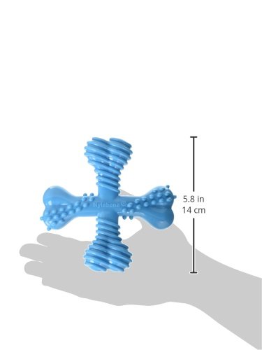 Nylabone - Juguete mordedor para perro, sabor a carne de vacuno, talla L