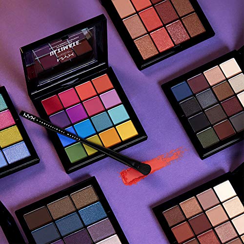 NYX PROFESSIONAL MAKEUP Paleta de sombras de ojos Ultimate Multi-Finish Shadow Palette Tono 8 Warm Rust Color Multicolor