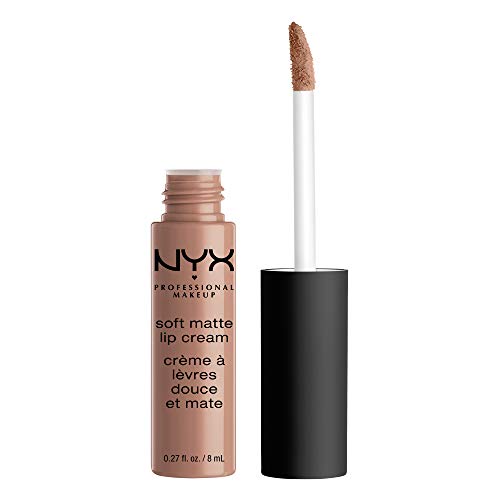 NYX Professional Makeup Pintalabios Soft Matte Lip Cream, Acabado cremoso mate, Color ultrapigmentado, Larga duración, Fórmula vegana, Tono: Abu Dhabi