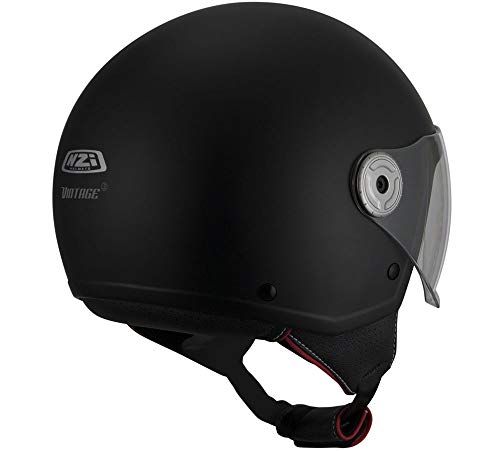 NZI Vintage 3 Casco, Sin género, Matt Black, XS