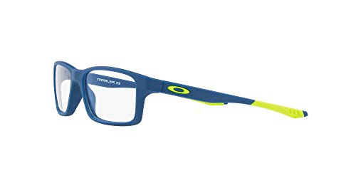 Oakley Crosslink XS 0OY8002, Monturas de Gafas Unisex-Niños, Satin Navy, 49