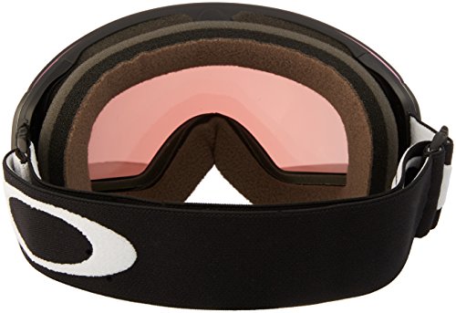 Oakley Flight Deck XM - Gafas de esquí/snowboard, Negro Mate (Matte Black) - (con logo blanco, banda negra y lente prizm antorcha iridio), Talla Única