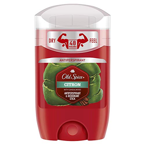 Old Spice Citron Antitranspirante Y Desodorante En Barra Para Hombres 50 ml