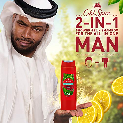 Old Spice Citron Gel De Ducha Y Champú Para Hombres 400 ml