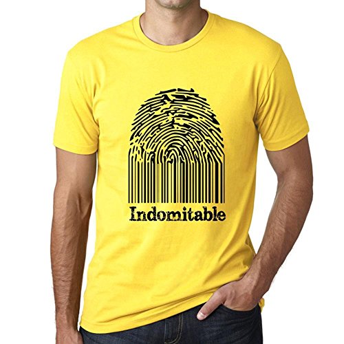 One in the City Indomitable Fingerprint, Camisetas Hombre, Camiseta Amarilla, Camiseta Regalo