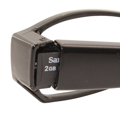 Online-Enterprises 1280x720 HD 30fps Gafas espía cámara oculta Mini DVR con ranura TF