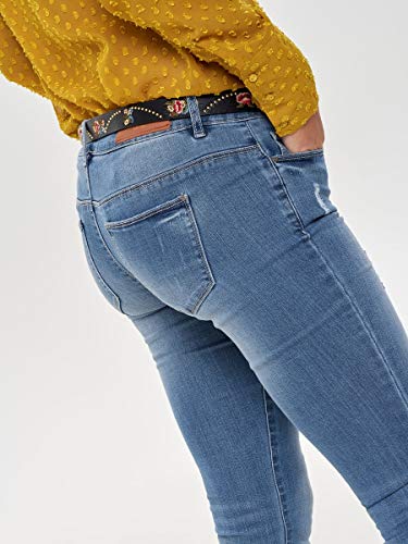 ONLY Onlcoral Sl Sk Dnm Jeans Bj8191-1 Noos, Mujer, Azul (Medium Blue Denim), W29/L34 (Talla del fabricante: 29)