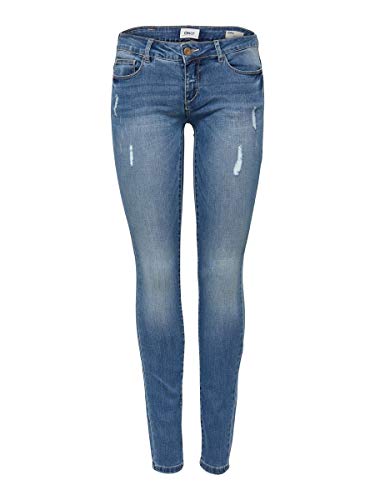 ONLY Onlcoral Sl Sk Dnm Jeans Bj8191-1 Noos, Mujer, Azul (Medium Blue Denim), W29/L34 (Talla del fabricante: 29)