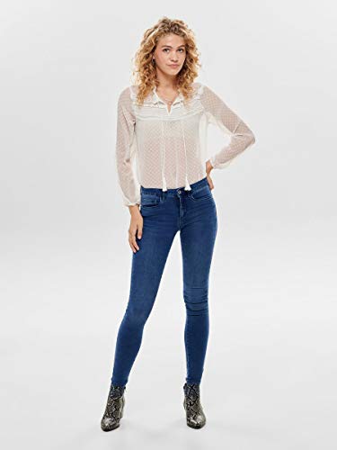 Only onlROYAL REG SKINNY JEANS PIM504 NOOS - Vaqueros Mujer, Azul (Medium Blue Denim), W32 / L32 (ES 42)