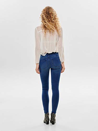 Only onlROYAL REG SKINNY JEANS PIM504 NOOS - Vaqueros Mujer, Azul (Medium Blue Denim), W32 / L32 (ES 42)