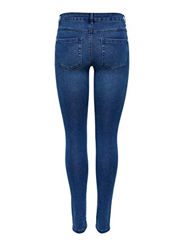 Only onlROYAL REG SKINNY JEANS PIM504 NOOS - Vaqueros Mujer, Azul (Medium Blue Denim), W32 / L32 (ES 42)