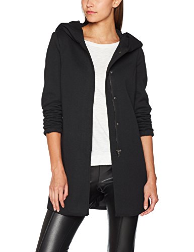 Only Onlsedona Light Coat Otw Noos Abrigo, Negro (Black Black), 36 (Talla del Fabricante: Small) para Mujer