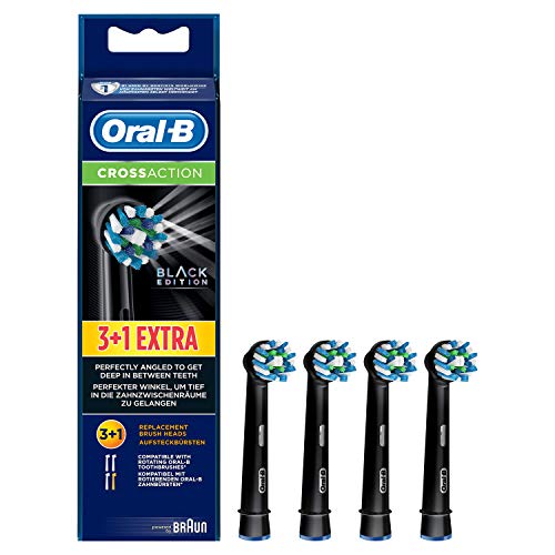 Oral-B Power Cruz Acción Cepillo Black4, Negro Edición 4 Unidades 40 g