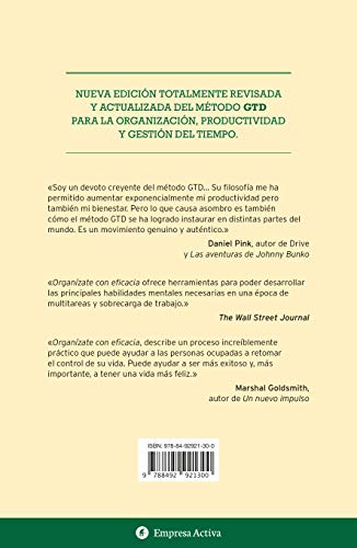 Organízate con eficacia -edición revisada: El arte de la productividad sin estrés (Gestión del conocimiento)