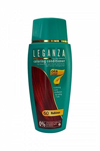 Pack Ahorro de 2 x Tintes Bálsamo Natural para el Cabello, Color Rojo Rubi 60