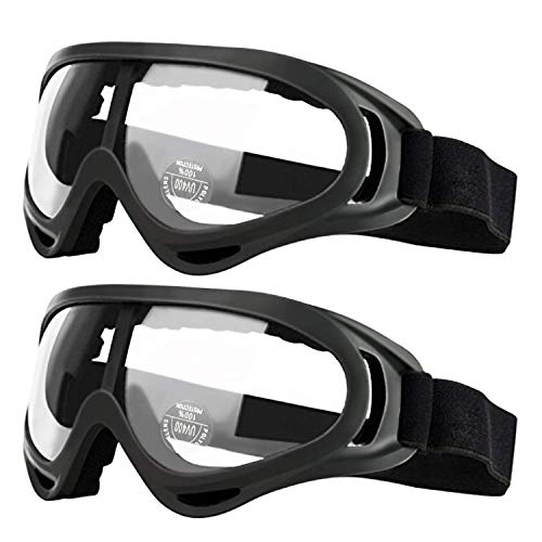 Pack de 2 gafas de seguridad para niños con protección anti niebla y protección ultravioleta perfecta para pistola de espuma Blasters