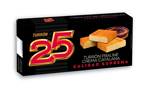 PACK ESPECIAL NAVIDAD TURRON 25. CALIDAD SUPREMA. Turrón jijona / blando, turrón Alicante / duro, yema tostada, coco, praliné de trufa, chocolate crujiente, crema catalana, figuritas y almendritas.