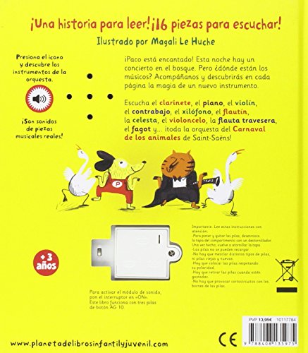 Paco y la orquesta. Libro musical (Libros con sonido)