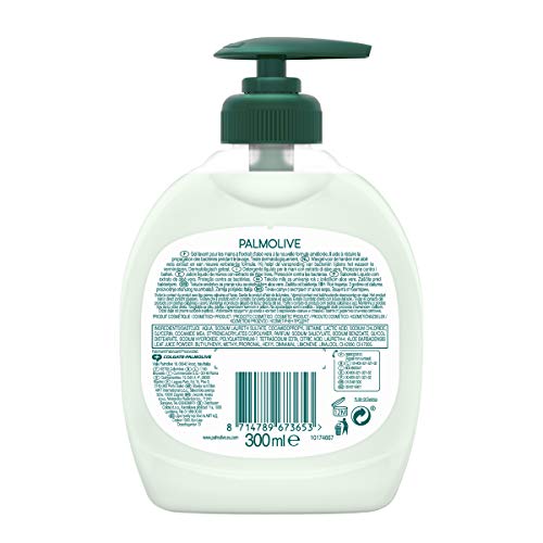 Palmolive Hygiene Plus Sensitive Aloe Vera, Jabón Líquido de Manos - Lote 4 uds x 300 ml