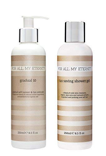 Para All My Eternity Gradual 10 Award-Winning Daily Loción Bronceadora - Everyday Crema 250ml Orgánico Natural Ingredientes Plus Tostado Ahorro Gel de Ducha a Tu Auto sin Rayas / Smell