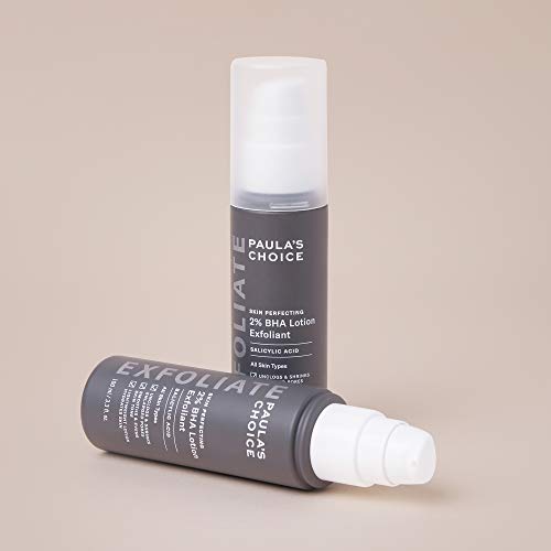 Paula's Choice Skin Perfecting 2% BHA Loción Exfoliante - Peeling Facial Reduce Puntos Negros, Poros y Acne - con Ácido Salicílico & Alantoina - Todos Tipos de Piel - 100 ml