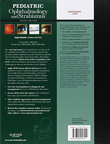 Pediatric Ophthalmology and Strabismus: Expert Consult - Online and Print, 4e