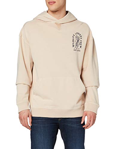 Pepe Jeans Grant Sudadera con Capucha, Marrón (Grain 853), X-Large para Hombre