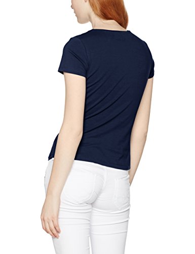 Pepe Jeans New Virginia, Camiseta Para Mujer, Azul (Navy), Large