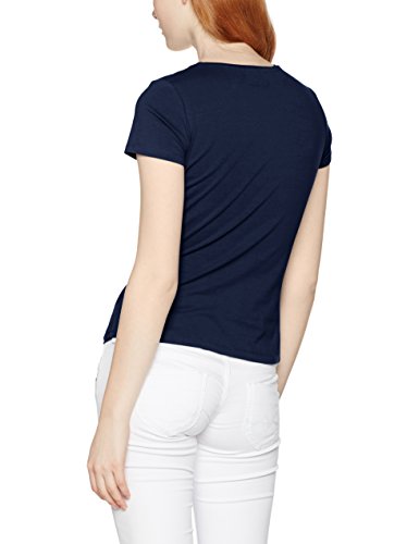 Pepe Jeans New Virginia, Camiseta Para Mujer, Azul (Navy), X-Large