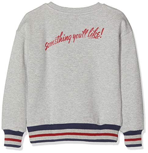 Pepe Jeans Nouvelle Sudadera, (Grey Marl 933), 7-8 años (Talla del Fabricante: 7/8 años) para Niñas