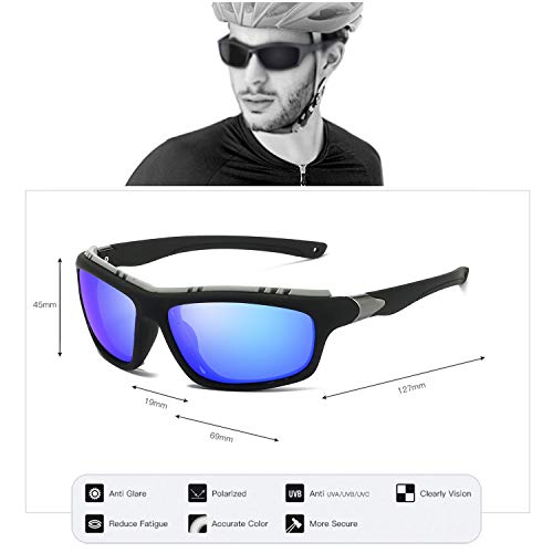 Perfectmiaoxuan Gafas de sol polarizadas para hombre mujer/Golf de pesca fresco Ciclismo El golf Conducción Pescar Alpinismo Deportes al aire libre Gafas de sol