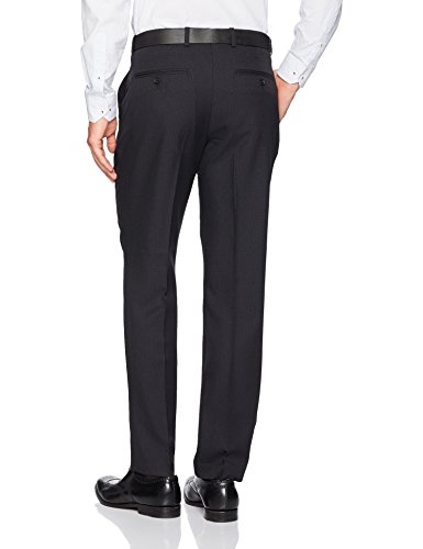 Perry Ellis Men's Portfolio Modern Fit Performance Pant, Black Check, 38x30