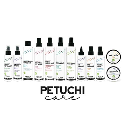 PETUCHI Desodorante para Perros; Spray Hipoalergénico para Eliminar Olores; Ingredientes Bio; Limón Fresco; 250ml