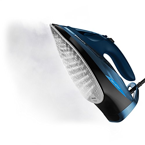 Philips Azur Advanced GC4937/20 – Plancha de vapor (3000 W, con OptimalTemp, Golpe de vapor de 240 g, sistema Calc-Clean), azul