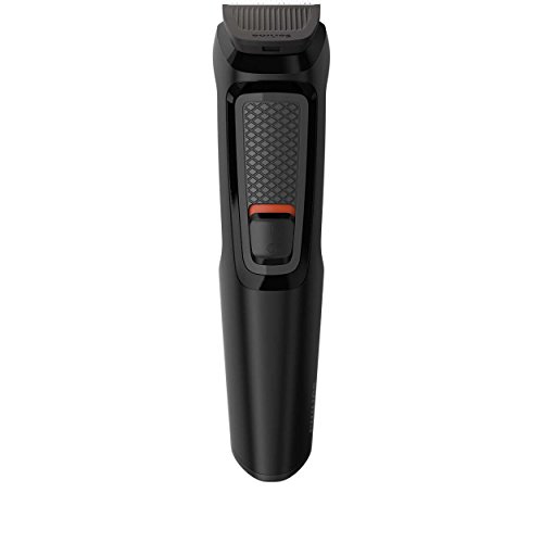 Philips MULTIGROOM Series 3000 Cara 6 en 1 MG3710/15 - Afeitadora (Negro, Rectángulo, Barba, Oído, Ceja, Nariz, Acero inoxidable, 60 min, Integrado)