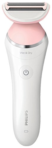 Philips SatinShave Advanced BRL140/00 maquinilla de afeitar para mujer Blanco 1 cabezal(es) Recortadora - Depiladora femenina (Blanco, Li-ion, 8 V, 8 h, 60 min)