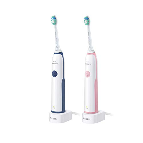 Philips Sonicare - CleanCare Cepillo dental eléctrico sónico HX3212/61, Batería, 110-220 V, 2 pieza(s)