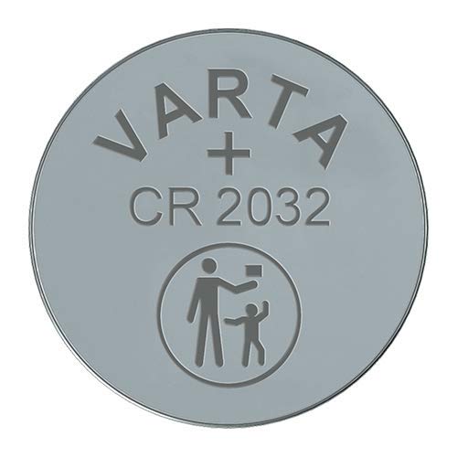 Pila de botón de litio de 3 V VARTA Electronics CR2032, pilas de botón en un blíster original de 1 unidad