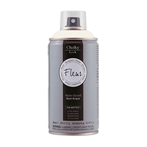 Pintura en spray efecto tiza o yeso extra mate Chalky Look - 300 ml - Es un producto sin olor , al agua y no gotea. (Cream Love)