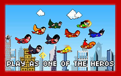 Pixel Heroes - The rocket man fighting super villains - Gold Edition