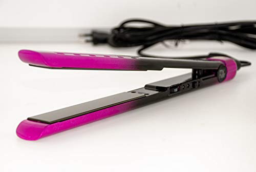 Plancha de Pelo Profesional Titanio Placa Estrecha y Fina Rosa T25 - My Hair