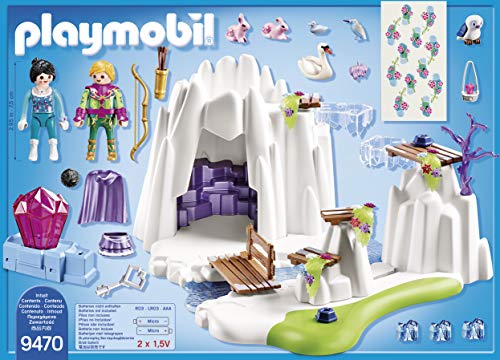 PLAYMOBIL Magic Búsqueda del Diamante de Cristal con Cristal luminoso, A partir de 4 años (9470)